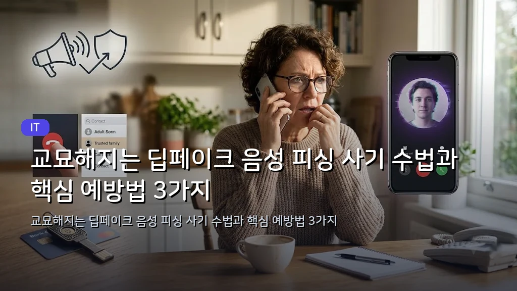 교묘해지는 딥페이크 음성 피싱 사기 수법과 핵심 예방법 3가지 - 대표 이미지