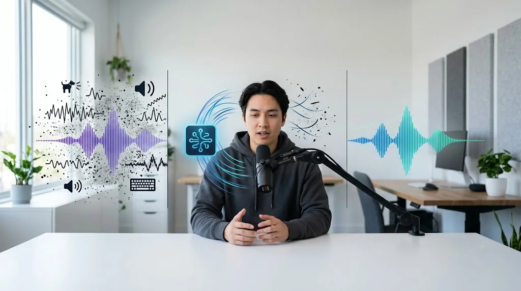 노이즈 억제 모드 선택으로 잡음 제거하기