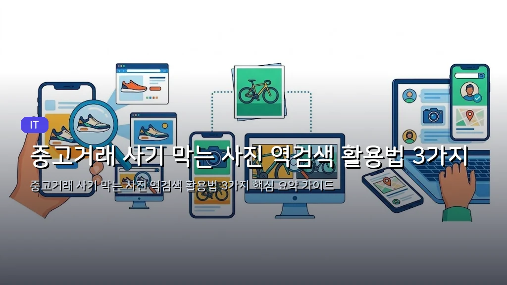 중고거래 사기 막는 사진 역검색 활용법 3가지 - 대표 이미지