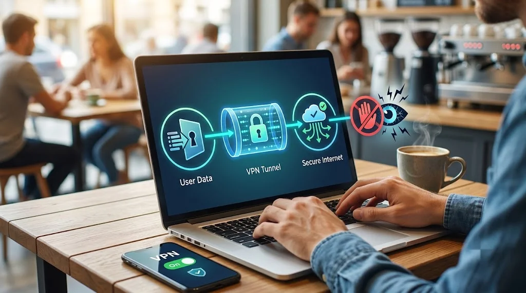 가상사설망(VPN) 활성화를 통한 패킷 도청 차단
